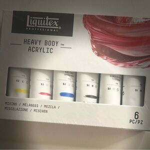 Liquitex Professional Heavy Body Acrylic Paint Mixing Set 6x59ml NEW SEALED